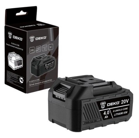 Аккумулятор DEKO 20V 4.0Ah Li-ion R-UNV4.0 CORE [083-1015]