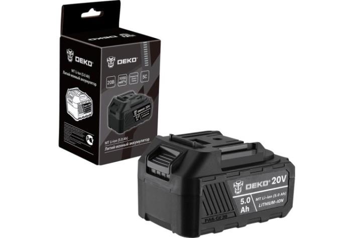 Аккумулятор DEKO 20V 5.0Ah Li-ion 084-1063 [084-1063]