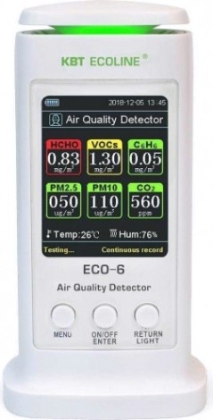 Анализатор воздуха КВТ ECO-6 "ecoline" [79142]