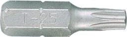 Бита для заворачивания KING TONY TORX с отверcтием Т30, 1/4", L - 25 мм 102530U [102530U]