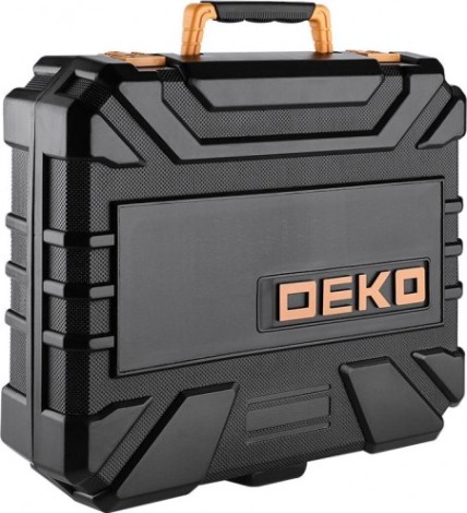 Дрель-шуруповерт аккумуляторная DEKO DKCD20FU-Li 20в + набор 63 пр. в кейсе [063-4175]