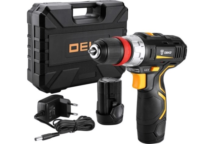 Дрель-шуруповерт аккумуляторная DEKO GCD12DU3 Li-Ion (063-4115) [063-4115]