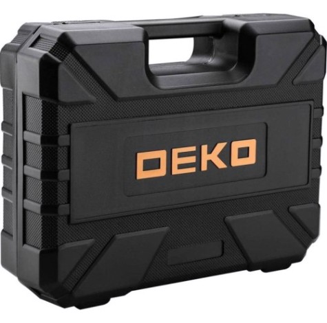 Дрель-шуруповерт аккумуляторная DEKO GCD12DU3 + набор инструментов 104 шт. (063-4133) [063-4133]