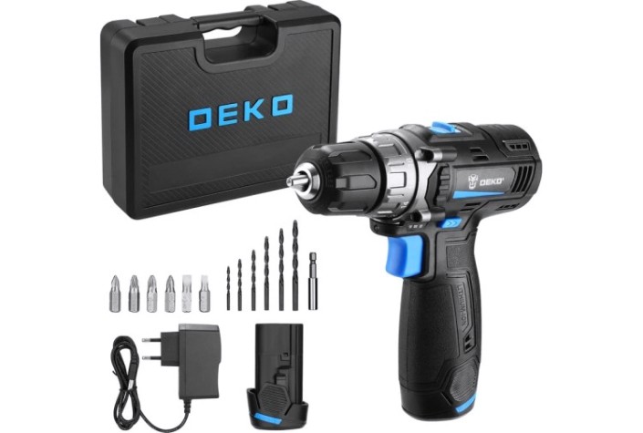 Дрель-шуруповерт аккумуляторная DEKO GCD12DU3 SET3 (063-4097) [063-4097]