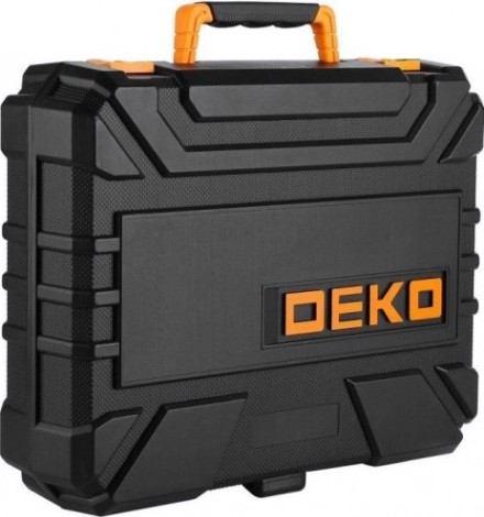 Дрель ударная сетевая DEKO DKID600W набор инструментов 92 предмета (063-4157) [063-4157]