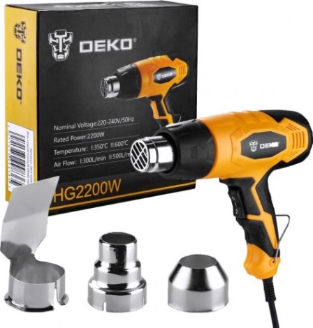 Фен строительный DEKO HG2200W [063-4200]