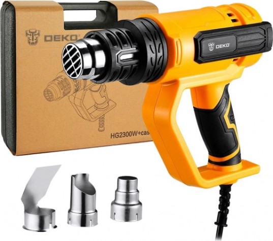 Фен строительный DEKO HG2300W в кейсе [063-4262]