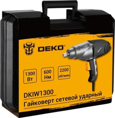 Гайковерт сетевой DEKO DKIW1300 ударный [063-3003]
