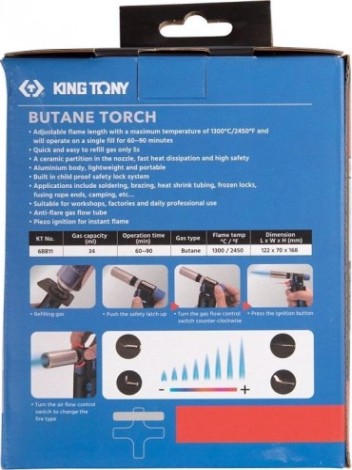 Газовая горелка KING TONY 6BB11