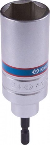 Головка для шуруповерта шестигранная 1/4" KING TONY 24 мм 110 мм [76C1124M]