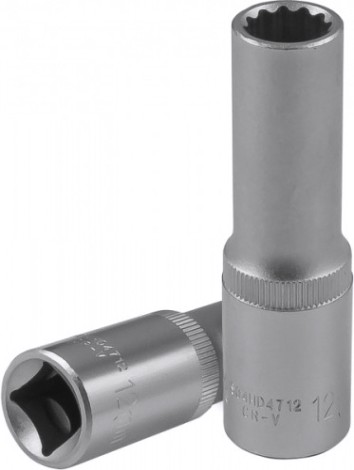 Головка двенадцатигранная с посадкой 1/2" JONNESWAY S04HD4712 глубокая 12 мм [049062]