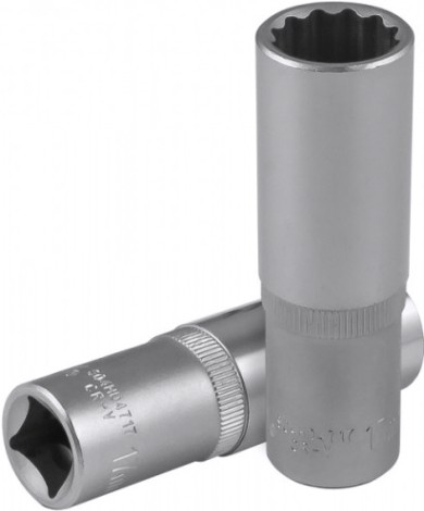 Головка двенадцатигранная с посадкой 1/2" JONNESWAY S04HD4717 глубокая 17 мм [049066]