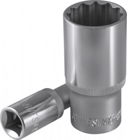 Головка двенадцатигранная с посадкой 1/2" JONNESWAY S04HD4729 глубокая 29 мм [049192]
