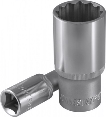 Головка двенадцатигранная с посадкой 1/2" JONNESWAY S04HD4732 глубокая 32 мм [049077]