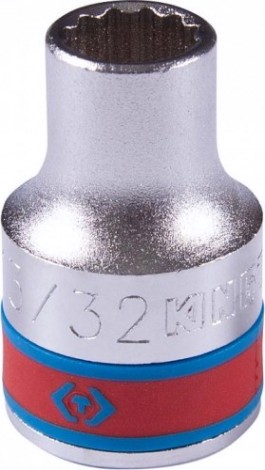 Головка двенадцатигранная с посадкой 1/2" KING TONY 433013S 13/32"