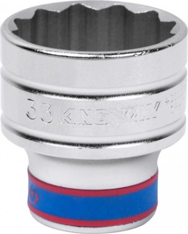 Головка двенадцатигранная с посадкой 1/2" KING TONY 433034M 34 мм