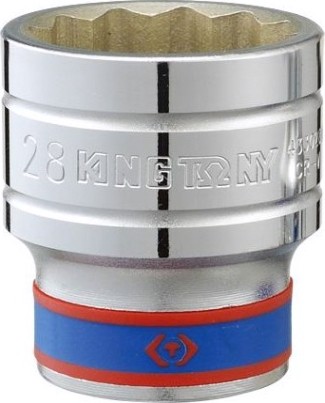 Головка двенадцатигранная с посадкой 1/2" KING TONY 433036M 36 мм