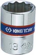 Головка двенадцатигранная с посадкой 1/4" KING TONY 233045M 4,5 мм