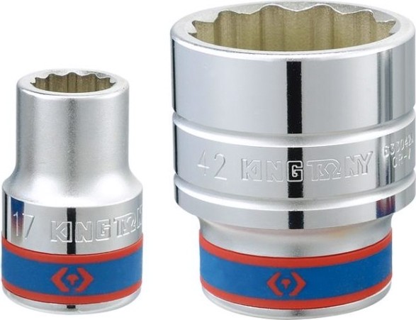 Головка двенадцатигранная с посадкой 3/4" KING TONY 633024М 24 мм [633024M]