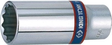 Головка двенадцатигранная с посадкой 3/8" KING TONY 323007M 7 мм глубокая
