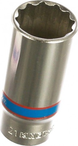 Головка двенадцатигранная с посадкой 3/8" KING TONY 323021M 21 мм глубокая