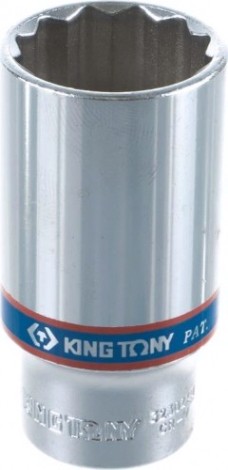 Головка двенадцатигранная с посадкой 3/8" KING TONY 323024M 24 мм глубокая