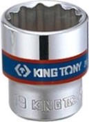 Головка двенадцатигранная с посадкой 3/8" KING TONY 333008М 8 мм [333008M]