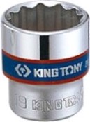 Головка двенадцатигранная с посадкой 3/8" KING TONY 333011М 11 мм [333011M]