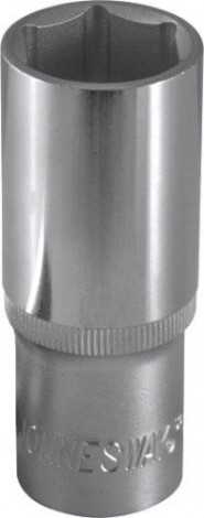 Головка шестигранная с посадкой 1/2" JONNESWAY S04HD4115 15 мм [047238]