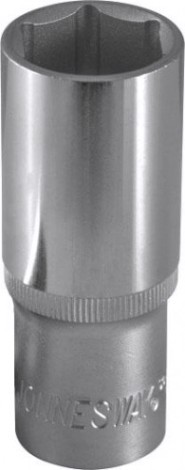 Головка шестигранная с посадкой 1/2" JONNESWAY S04HD4117 17 мм [047240]