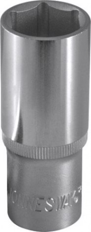 Головка шестигранная с посадкой 1/2" JONNESWAY S04HD4118 18 мм [047241]