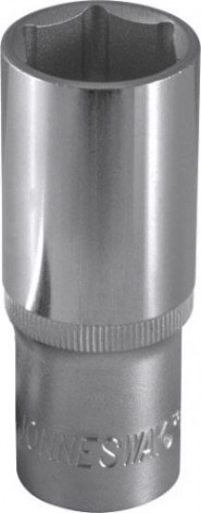 Головка шестигранная с посадкой 1/2" JONNESWAY S04HD4128 28 мм [047249]