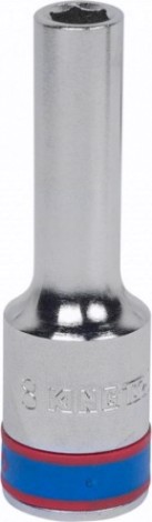 Головка шестигранная с посадкой 1/2" KING TONY 423508М 8 мм глубокая [423508M]