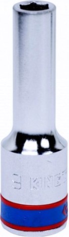 Головка шестигранная с посадкой 1/2" KING TONY 423509М 9 мм глубокая [423509M]