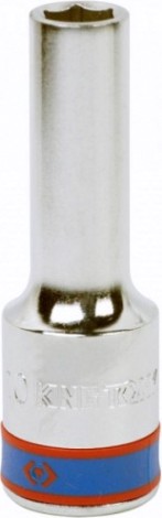 Головка шестигранная с посадкой 1/2" KING TONY 423510М 10 мм глубокая [423510M]