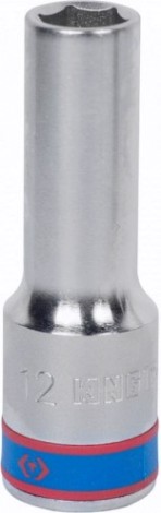 Головка шестигранная с посадкой 1/2" KING TONY 423512М 12 мм глубокая [423512M]