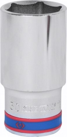 Головка шестигранная с посадкой 1/2" KING TONY 423530М 30 мм глубокая [423530M]