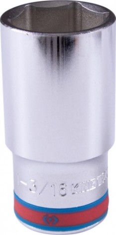Головка шестигранная с посадкой 1/2" KING TONY 423538S 1-3/16" дюймовая, глубокая