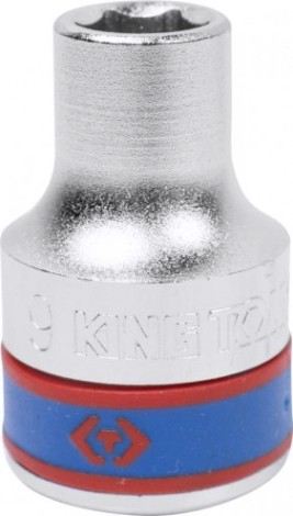 Головка шестигранная с посадкой 1/2" KING TONY 433509М 9 мм [433509M]