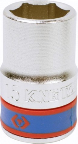 Головка шестигранная с посадкой 1/2" KING TONY 433515М 15 мм [433515M]