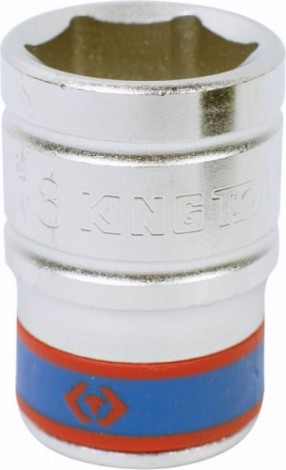 Головка шестигранная с посадкой 1/2" KING TONY 433518М 18 мм [433518M]