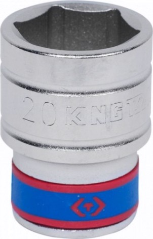 Головка шестигранная с посадкой 1/2" KING TONY 433520М 20 мм [433520M]