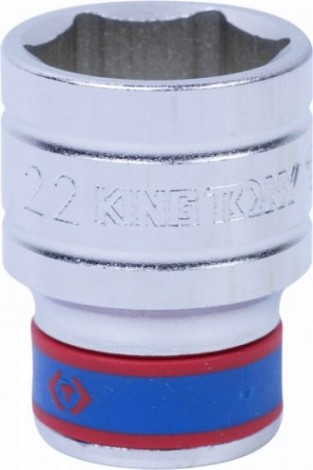Головка шестигранная с посадкой 1/2" KING TONY 433522М 22 мм [433522M]