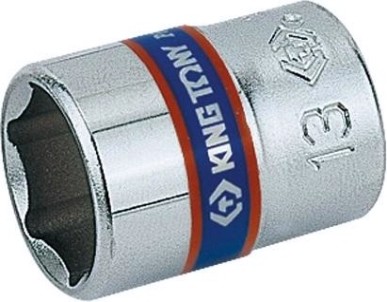 Головка шестигранная с посадкой 1/4" KING TONY 233506М 6 мм [233506M]
