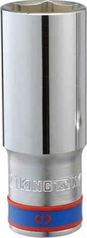 Головка шестигранная с посадкой 3/4" KING TONY 623519M 19 мм, глубокая