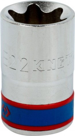 Головка торцевая Е-Стандарт KING TONY E22 1/2", 437522M [437522M]
