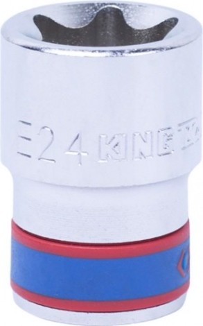 Головка торцевая Е-Стандарт KING TONY E24 1/2", 437524M [437524M]