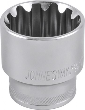 Головка торцевая JONNESWAY S68H4116 super tech (1/2"DR, 16 мм, 5/8", E20) [046213]