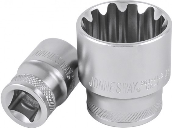 Головка торцевая JONNESWAY S68H4121 super tech (21 мм, 13/16", E26) [046218]