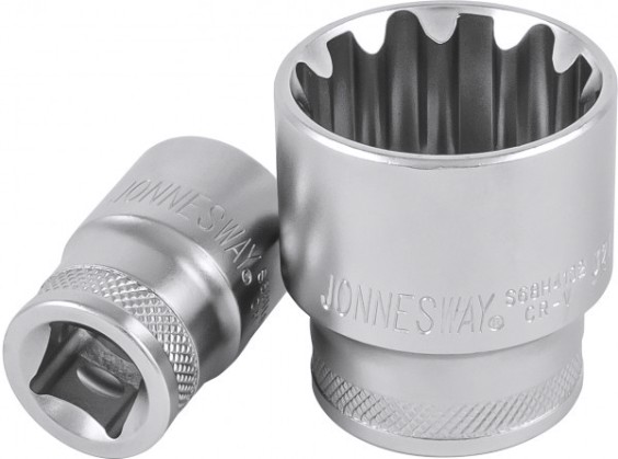 Головка торцевая JONNESWAY S68H4123 super tech (23 мм, 29/32", E28) [046220]